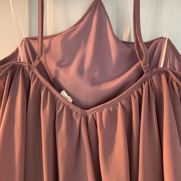 Show me your Mumu bridesmaids dress in Antique Rose Chiffon - Picture 5 of 6